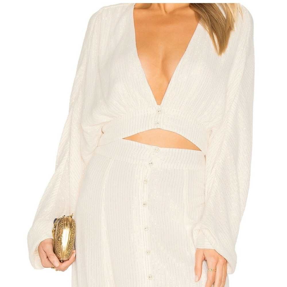 House of Harlow 1960 x Revolve top and skirt set